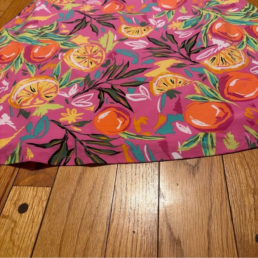 Pappagallo Pink Dress with Colorful Print - Picture 2 of 11